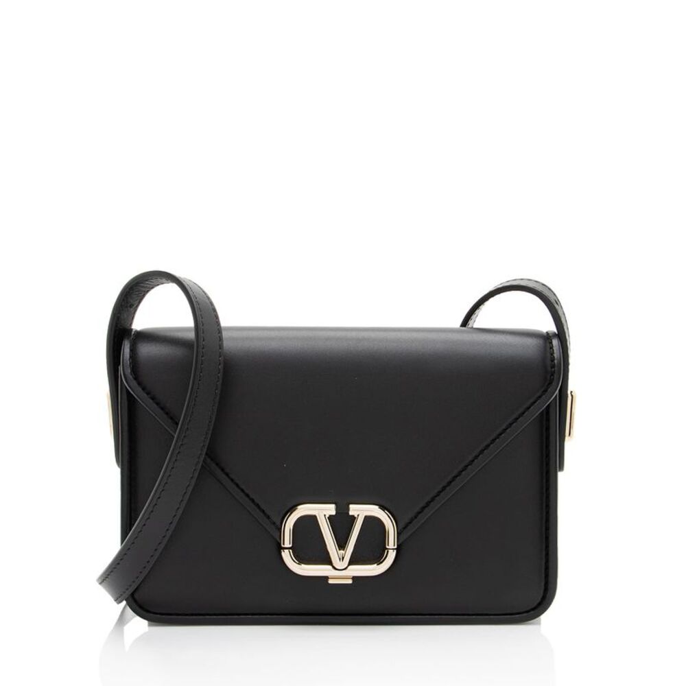 Valentino Calfskin Letter Small Shoulder Bag